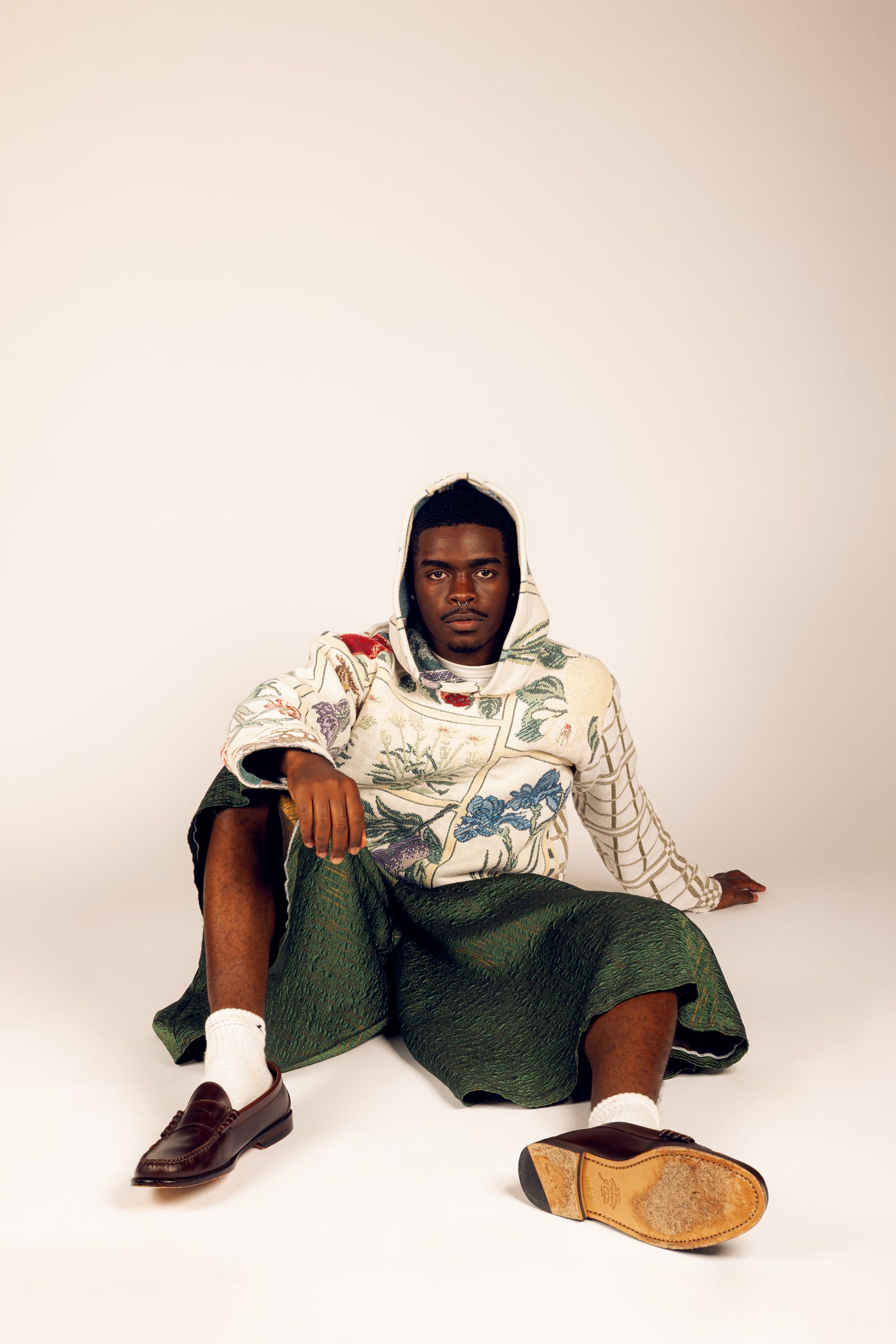 Wide-Leg Circle Shorts