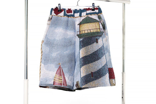 Lighthouse Woven Blanket Shorts | Ivy Eye Co