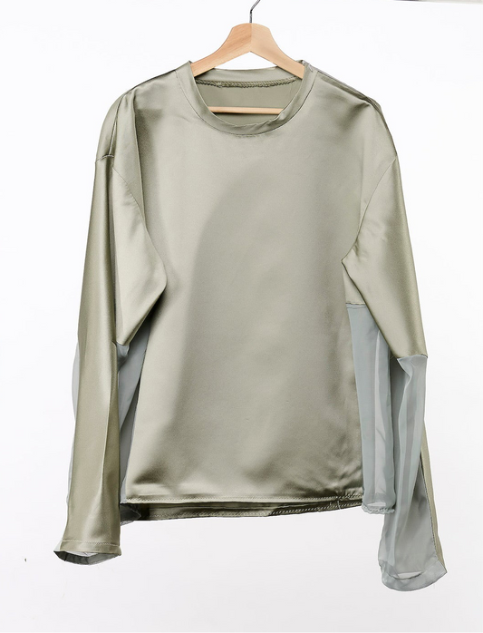 Satin Mesh Shirt