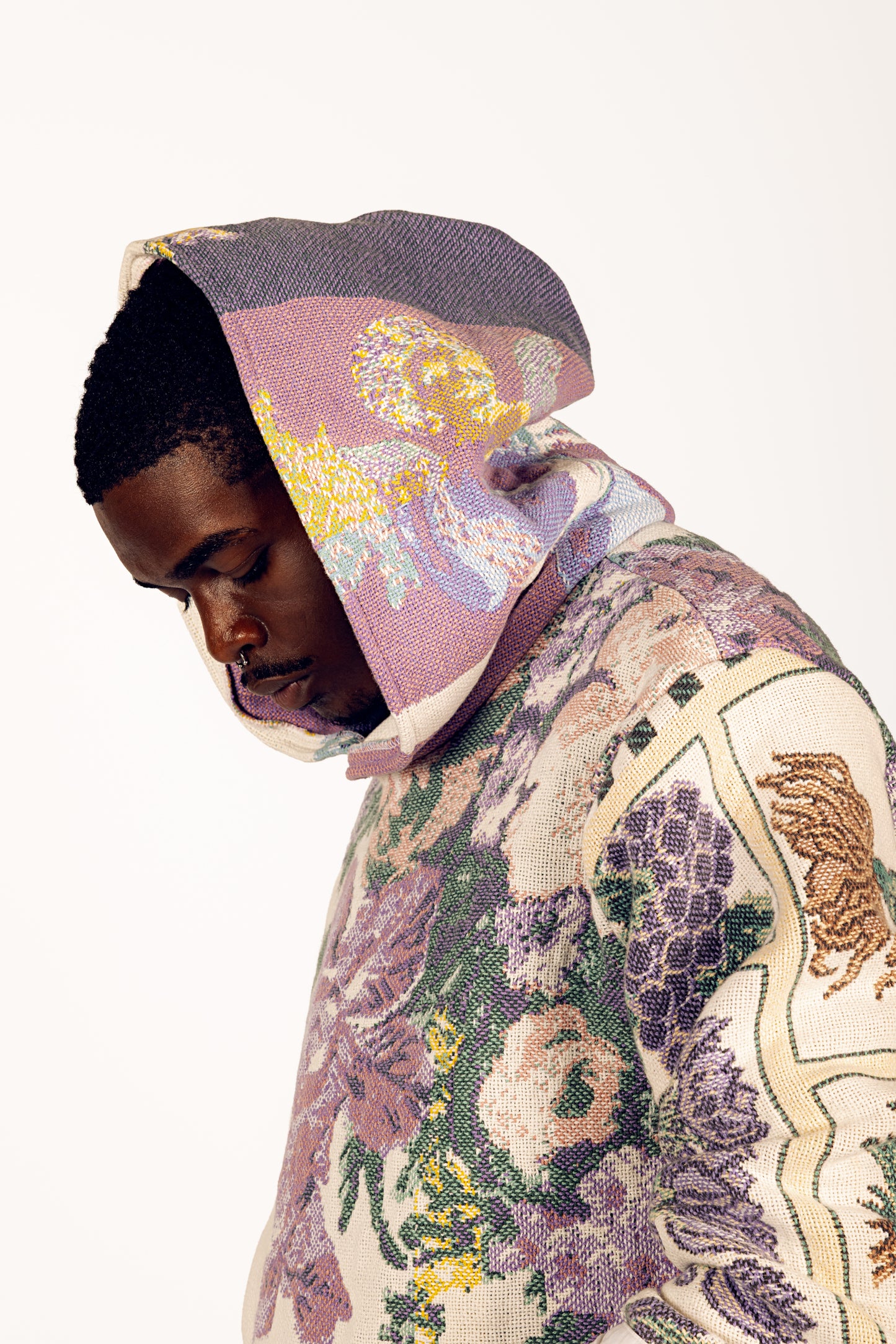 ‘Watching Over Me’ Floral Blanket Hoodie