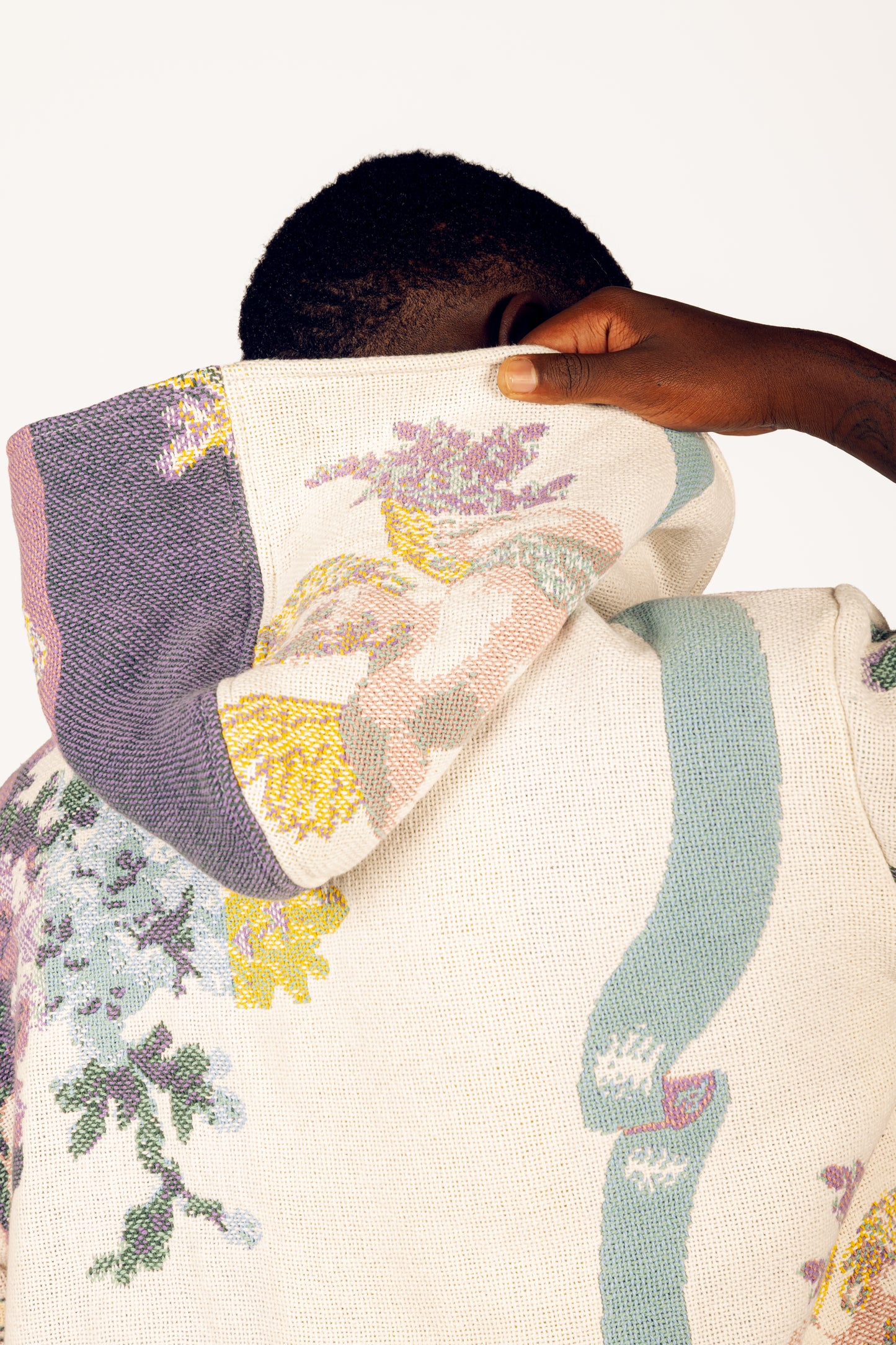 ‘Watching Over Me’ Floral Blanket Hoodie