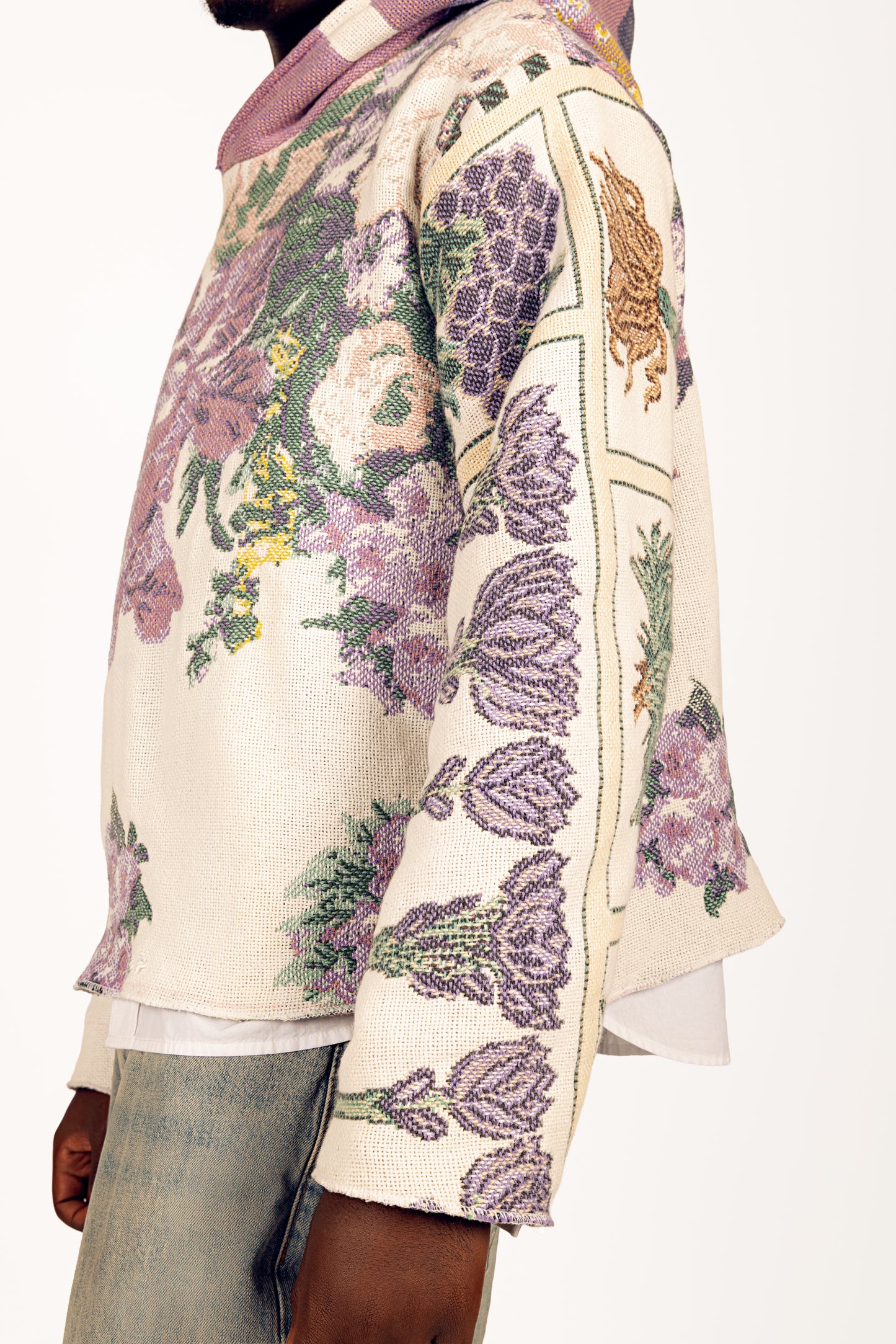 ‘Watching Over Me’ Floral Blanket Hoodie