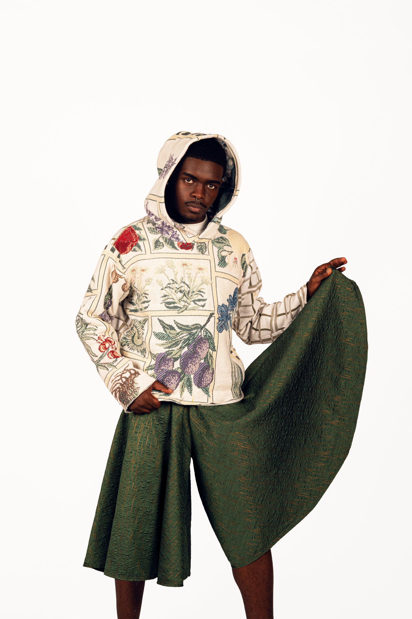 Wide-Leg Circle Shorts