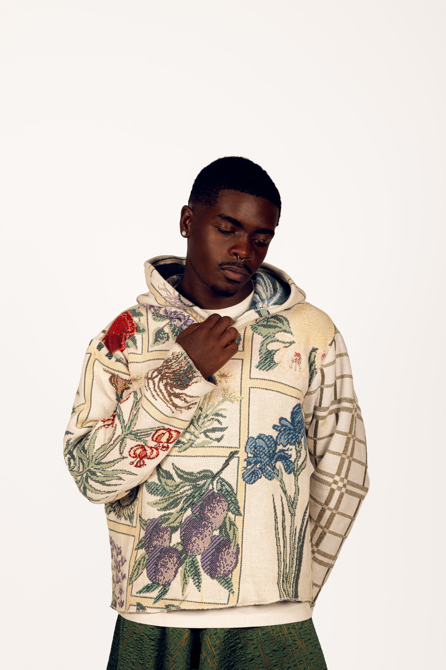 ‘Garden Gate’ Woven Hoodie