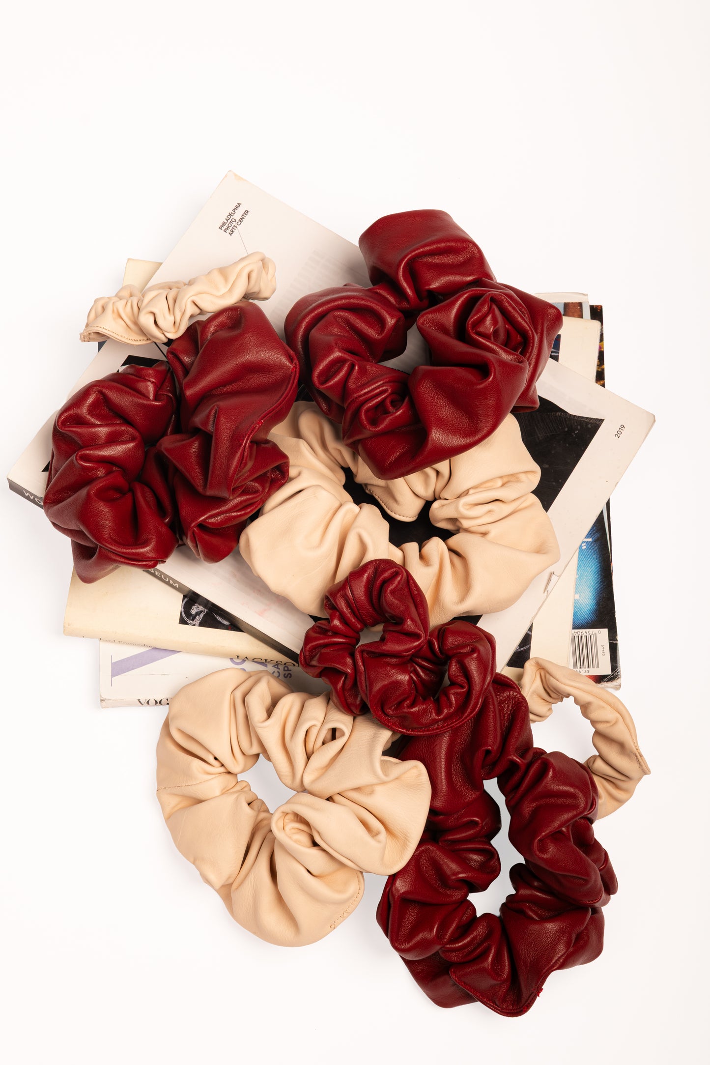 Leather Scrunchies
